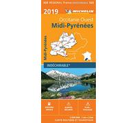 Carte Régionale Midi-Pyrénées 2019