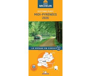 Carte Régionale Midi-Pyrénées 2026: Occitanie Ouest