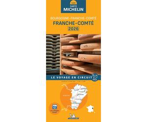 Carte régionale n° 520 - Franche-Comté 2026 | Michelin