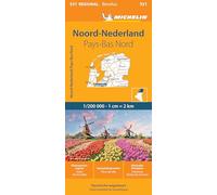 Carte Régionale Noord-Nederland / Pays-Bas Nord