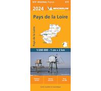 Carte Régionale Pays de la Loire 2024