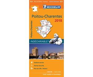 Carte Régionale Poitou-Charentes 2018