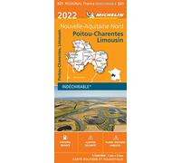 Carte Régionale Poitou-Charentes-Limousin 2022