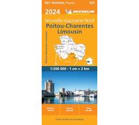 Carte Régionale Poitou-Charentes-Limousin 2024
