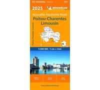 Carte Régionale Poitou-Charentes Limousin 2025