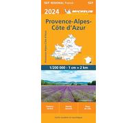 Carte Régionale Provence-Alpes-Côte d'Azur 2024