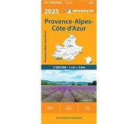 Carte Régionale Provence-Alpes-Côte d'Azur 2025