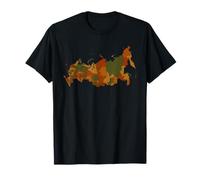 Carte régionale russe de la Russie T-Shirt