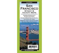Carte régionale - San Francisco et environs, Californie | GM Johnson
