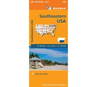 Carte Régionale Southeastern USA