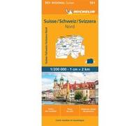 Michelin – Carte régionale Suisse Nord – 1/200,000 – Broché