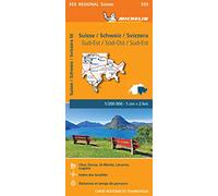 Carte Régionale Suisse / Schweiz / Svizzera: Sud-Est / Süd-Ost / Sud-Est