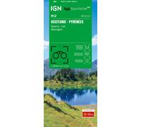 Carte régionale TOP 250 n° 12 - Occitanie (Pyrénées, Quercy, Lot, Gascogne) | IGN