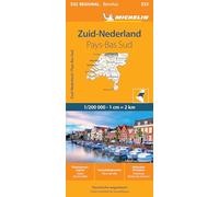 Carte Régionale Zuid-Nederland / Pays-Bas Sud