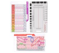 Carte règle EKG en 7 étapes, guide de référence, A | Outil de référence rapide pour l ' analyse du rythme cardiaque, guide d ' évaluation cardiovasculaire, santé cardiaque