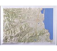 Carte relief : Pyrénées Orientales