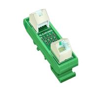 Carte répartiteur RJ45 femelle vers femelle for montage sur rail DIN Carte répartiteur RJ45 à 45 degrés(HL-RJ45-04-A)