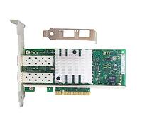 Carte réseau 10 Go double ports SFP+ PCIEx8 Ethernet convergé serveur compatible Intel X520-DA2 82599ES Puce compatible Windows 7/8/10/11/Visa, serveur/Linux/VMware