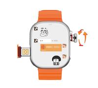 Carte Réseau 4g Caméra Rotative Cds9 Ultra Smartwatch Android 9.0 Modifié Google Play Store Version Mondiale Smartwatch - Type Orange 32gb 256gb