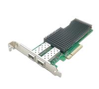 Carte réseau convergée double 10/25 Go (NIC), adaptateur d'interface Ethernet 25 gigabit, 2 ports SFP28, PCIe 3.0 x 8, compatible avec Intel XXV710-DA2, compatible avec Windows/Windows