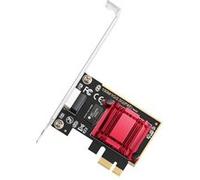 Cudy PE25 Adaptateur Réseau PCIE 2.5Gbit/s, Contrôle De Flux, Support Low Profile, Windows 10/8/8.1/7, Linux