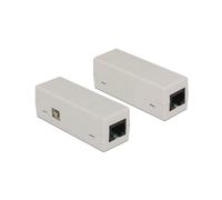 Carte Réseau DeLOCK 62620 Ethernet Gigabit 1000 Mbit/s RJ-45 Double Port, Technologie 10/100/1000BaseT(X), Dimensions 25x70x25mm, Gris.