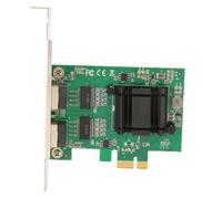 Carte Réseau Ethernet Gigabit PCIe, Adaptateur Réseau Gigabit PCI Express TXA108 82571, Port PCI Ex1 à 2 Ports RJ45 10/100/1000 Mbps, Carte Réseau PCI-E NIC