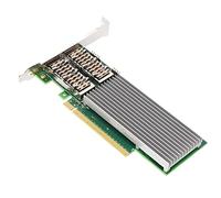 Carte Réseau Gigabit, 100G SFP28 Fibre Optique NIC PCIe 4.0x16 E810 Adaptateur Réseau à Puce Originale avec Virtualisation, Gestion du Trafic pour Carte Réseau PCIe Linus Server