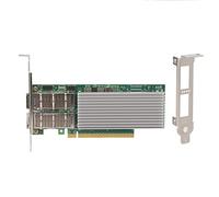 Carte réseau Gigabit,Améliorez la vitesse de votre réseau avec la carte réseau Gigabit - Carte réseau fibre optique 100G SFP28 - PCIe 4.0x16 - Puce d'origine E810 - Adaptateur réseau haute performance