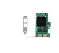 Carte réseau Gigabit Ethernet avec puce Intel i350, quatre ports RJ45, équerre PCI Express 2.1 x4 à profil bas pour serveurs Windows et Linux,