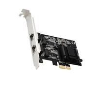 Carte réseau Gigabit Ethernet PCIE vers RJ45 de bureau RTL8125B 10/100/1000/25000 Mbps Gigabit Ethernet pour PC