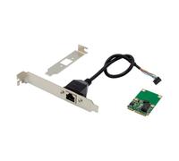 Carte réseau Intel I210AT/GbE pour serveur, mini PCIe LAN 1000m, adaptateur Ethernet RJ45, gigabit Nipseyteko