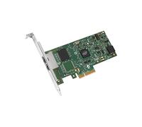 Carte Réseau Intel I350T2V2 PCIe v2.1 Gigabit Ethernet 2 ports RJ-45 10/100/1000BaseT(X) avec VMDq, SR-IOV, iSCSI, NFS et Intel Ethernet Power Management