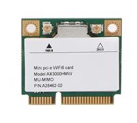 Carte Réseau Mini PCIE, Carte Module sans Fil Wifi6 3000 Mbps Adaptateur De Carte Réseau Haute Vitesse 802.11ax/AC 2,4 G 5 GHz Carte Réseau Wifi6 pour Windows
