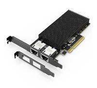 Carte réseau PCI-E 10G à Double Port RJ45, avec contrôleur X540, Gigaplus X540-T2 10Gb Ethernet Adapter with 2 * 10Gbe NIC, Support Windows/Linux/ESX Servers