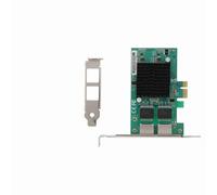 Carte réseau PCI-E 1X Gigabit Ethernet, Carte réseau d'ordinateur Serveur avec Puce 82575-S, Connexion Stable à Haute Vitesse pour Ordinateur de Bureau et Serveur, Interface