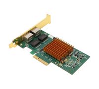 Carte réseau PCI Express 2 Ports Gigabit NIC 2 Ports RJ45 adaptateur réseau PCI Express Fast Ethernet avec pour puce Intel I350