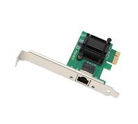 Carte Réseau PCI Express, Indicateur LED Interface PCIe X1 Adaptateur Réseau PCIe 2,5 Gbps Dissipateur de Chaleur d'installation Simple pour PC