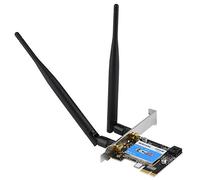 Carte Réseau PCI Express Sans Fil Double Bande (2.4G/300Mbps+5G/433Mbps) Carte Bluetooth 4.0/ Wi-Fi 802.11a / b / g / n / ac Adaptateur PCI Express avec 2 Antennes