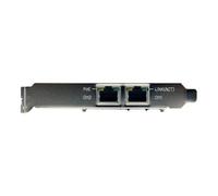 Carte réseau pci express 2 ports gigabit ethernet rj45 10/100/1000mbps