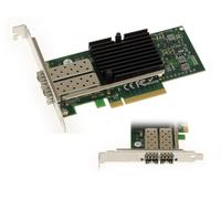 Carte contrôleur PCIe réseau LAN 10G SFP+ 2 PORTS avec Chipset Intel JL82599ES - 10GbE Ethernet Network Adapter