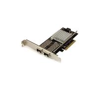 Startech.com 10g network card - 2x 10g open sfp+ multimode lc fiber co