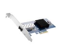 Carte réseau PCIe 4X 10 G avec interfaces SFP pour transfert de données rapide et applications de serveurs, carte réseau PCIe à faible latence