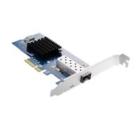 Carte réseau PCIe 4X 10G de qualité serveur fente SFP unique solution de connectivité rapide pour le traitement de Big Data Port unique Sfps+ Interfaces réseau Carte