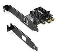 Carte réseau PCIe 5Gb YuanLey, Adaptateur Ethernet PCI Express 5G Base-T avec Puce RTL8126, Prend en Charge WOL, Port RJ45 5G/2.5G/1G/100Mbps pour PC Windows/Linux