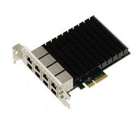 KALEA-INFORMATIQUE Carte contrôleur PCI Express réseau 8 Ports LAN Gigabit Ethernet sur Port PCIe x4 avec Prises 10/100/1000 Type RJ45 avec Chipset Intel I350