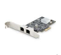 StarTech Carte réseau PCIe 2 ports 2,5 Gbps Intel I225‑V NBASE‑T