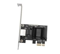 Carte Réseau PCIe, Adaptateur Ethernet RJ45 5 Gbit/s avec PCIe X1 3.1 et Multi-Vitesses 5G/2,5G/1G/100/10 Mbit/s pour Wins 10/11, Linux, Jeux et Serveurs