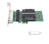 Carte Réseau PCIe, Carte Réseau PCIe X1 Gigabit 4 Ports pour Puce 82571 100/1000bps PCI Express Ethernet LAN Adaptateur pour, pour, pour Vmware