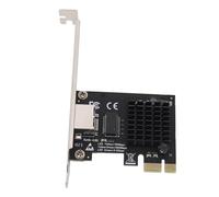 Carte Réseau PCIe Contrôle de Flux Duplex Intégral Carte Réseau Gigabit Affichage LED 2.5G Plug and Play pour 10 11 pour